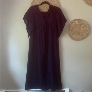 Emerson Fry navy maxi dress kaftan